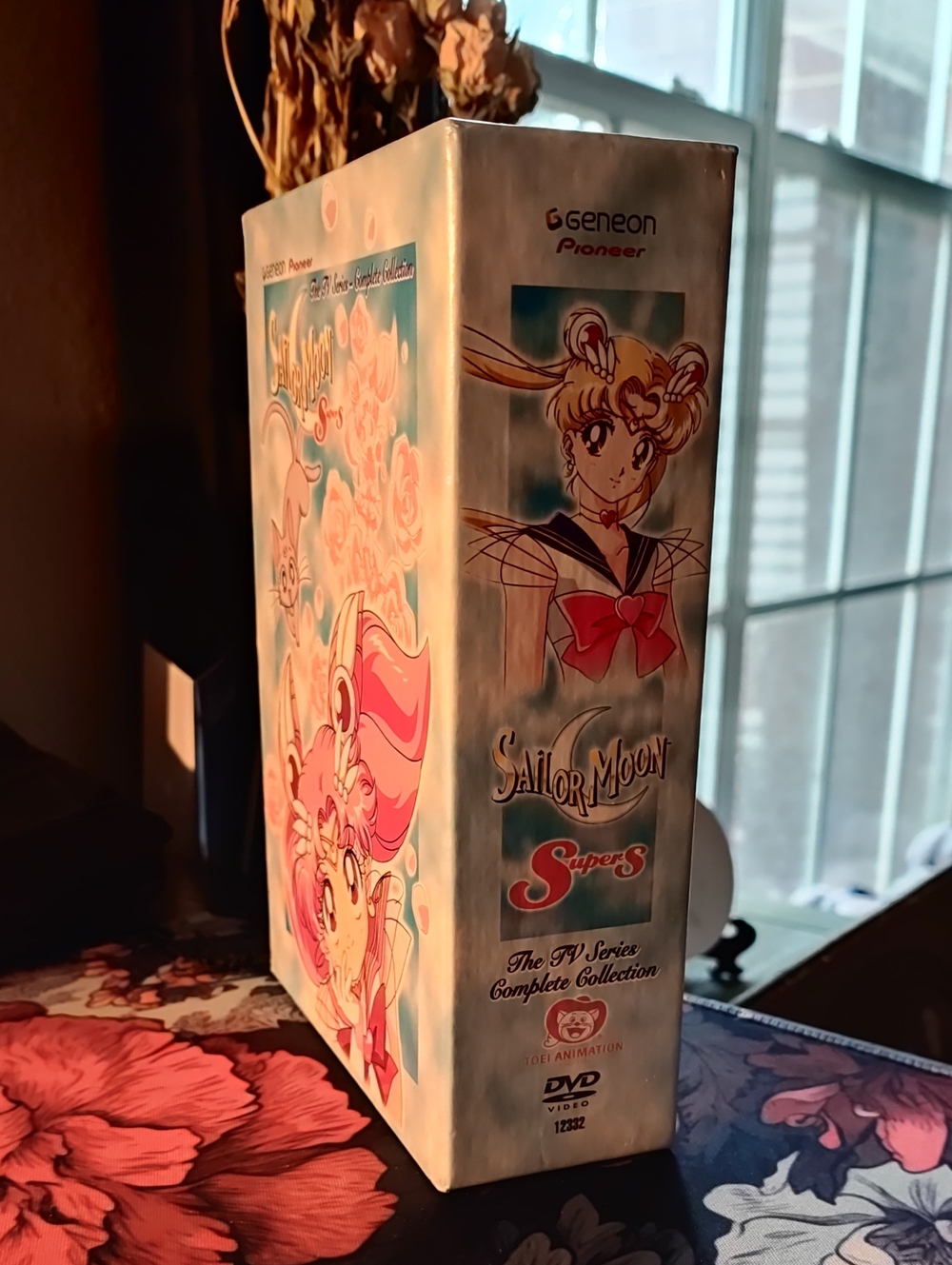 PIONEER Sailor Moon SuperS DVD Box Set White Pink Blue